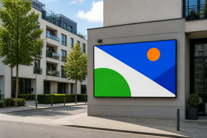 Großbanner im Europaviertel